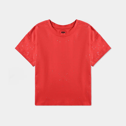 Baby Girls Lycra Jersey T-Shirt