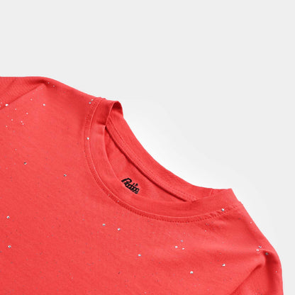 Baby Girls Lycra Jersey T-Shirt