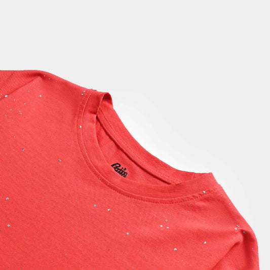 Baby Girls Lycra Jersey T-Shirt
